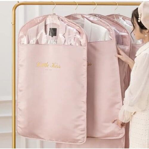 Dustproof Cover For Clothes Couvre Veste Garment Protector Suit Coat Dust Cover Bag Foldable Transparent Hanging Organizer