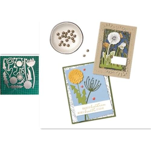 GARDEN Metal Cutting Dies And Stamps Set Scrapbooking Steel Craft Die Cut Embossing Paper Cards Stencils Scrapbook Dies 2021