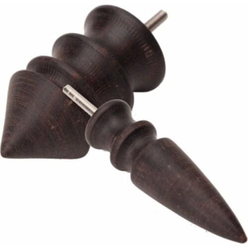 Sandalwood Wooden Leather Craft Edge Burnisher Slicker Pointed Grinding Head Tool New for Home Handmade DIY Leathercraft Tools