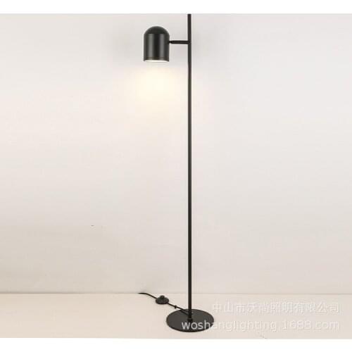 Modern simple creative LED floor lamp engineering hotel guest room floor lamp living room bedroom decorative lamp