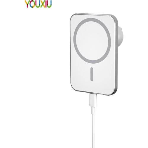 YOUXIU 15W Wireless Car Charger For iphone 12 Pro Max 12 mini Magsafe Magnetic Adsorbable Fast Wireless Charging Phone Holder