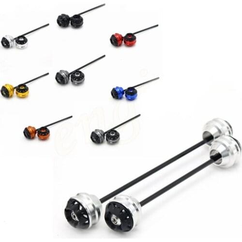 For Aprilia RSV4 RR 09-18 Tuono V4 1100 RR 10-18 CNC Motorcycle Front Rear wheel Axle Slider shock absorber Falling Protection