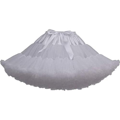 Womens Tulle Petticoat Tutu Party Multi-Layer Puffy Cosplay Skirt,Ballet Dance Pettiskirts Underskirt