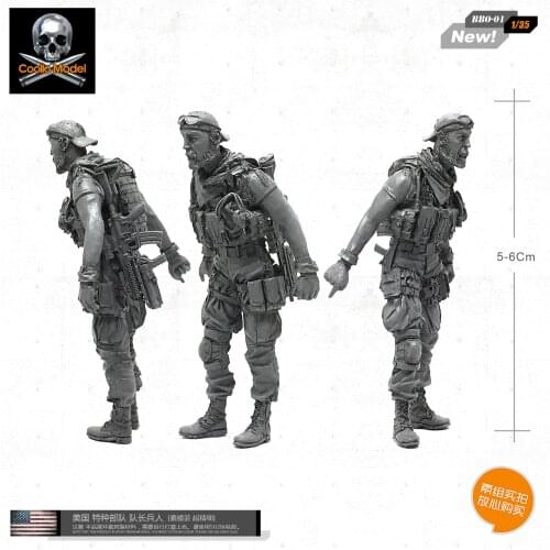 1/35 US Army soldiers special forces captain resin soldiers model [plain mold super fine]