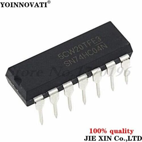 10pcs sn74hc04n 74HC04N 7404 74HC04 DIP-14 Best quality