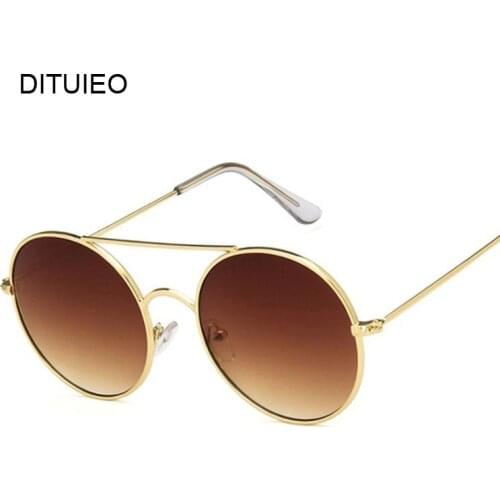 2020 Retro Round Sunglasses Women Luxury Brand Designer Mirror Sun Glasses High Quality Vintage Lunette De Soleil Femme