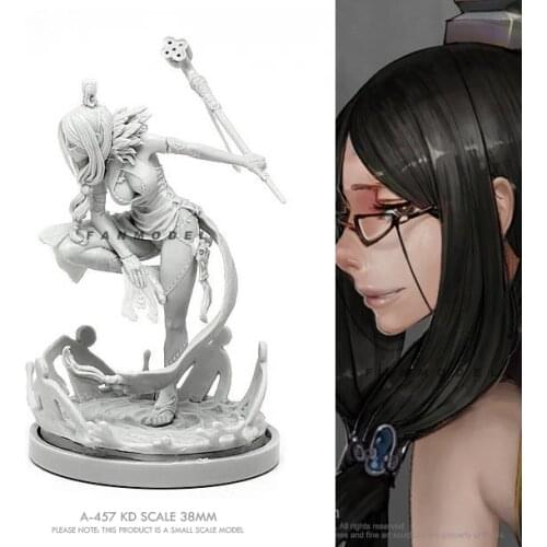 38mm Resin model kits figure beauty colorless and self-assembled A-457