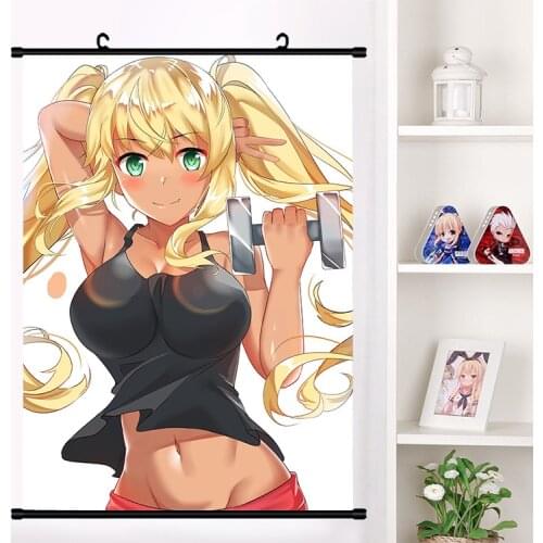 Anime Dumbbell Danberu Nan Kilo Moteru Souryuuin Akemi Wall Scroll Poster Wall Hanging Poster Home Decor Collection Art Gifts