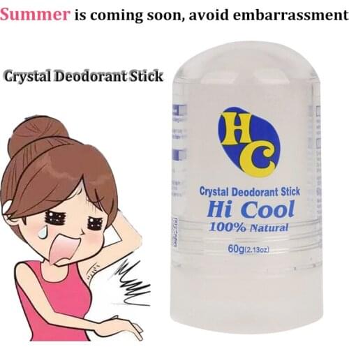 For Men Women Crystal Deodorant Stick Body Underarm Odor Remover Antiperspirant Deodorant Stick Undefined 1pc 60g Do Wholesale