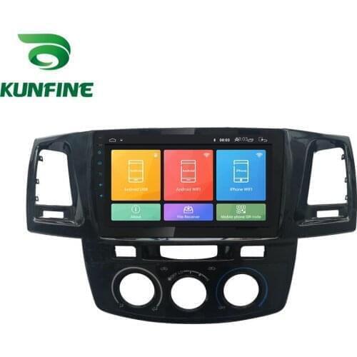 Octa Core Android 10.0 Car DVD GPS Navigation Player Deckless Car Stereo For Toyota Fortuner 2005-2007 MT/AT Radio Headunit