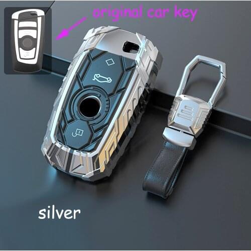 Car Key Case Cover Key Bag Galvanized Alloy For Bmw F20 F30 G20 F34 f31 F10 G30 F11 X3 F25 X4 I3 M3 M4 1 5 3 Series Car-Styling