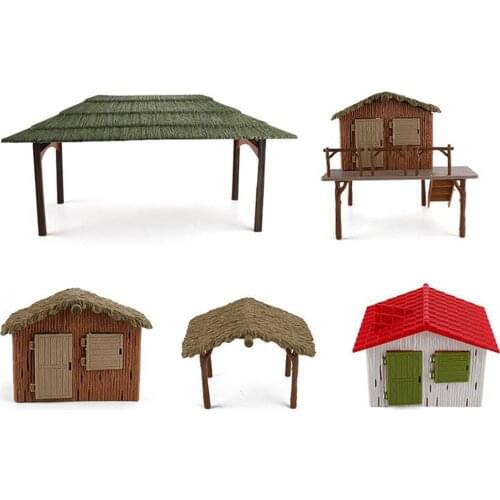 DIY Mini Fairy Cottage for Micro Landscape Bonsai Sand Table Scenery Diorama