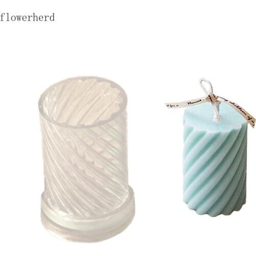 DIY Candle Mold Cylindrical Scented Candle Plastic Acrylic Mold Baking Supplies Candle Making Kit Resin Mold Fondant Cake Mold