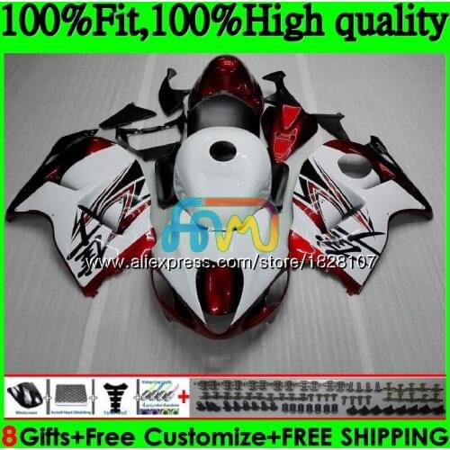Injection For SUZUKI Hayabusa GSXR 1300 GSXR-1300 57BS.231 GSXR1300 08 13 14 15 16 2008 2013 red white 2014 2015 2016 Fairing