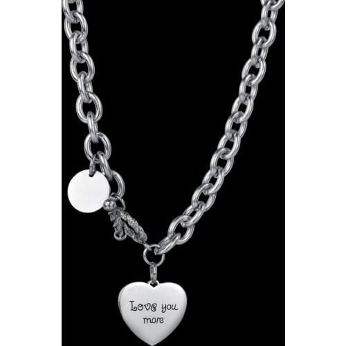 Cuatom Name Necklace Pendants Personalized Lucky Letter Number Date Engraved Pendants Necklace For Memorial Jewelry Gifts