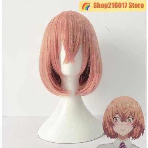 Anime Tokyo Revengers Tachibana Hinat Cosplay Wig Heat Resistant Synthetic Hair Carnival Halloween Carnival Party + Wig Cap