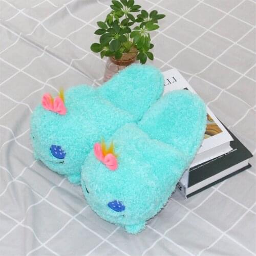 Stitch Cotton Slippers Disney Anime Creativity Shoes Cute Lilo & Stitch Plush Flip Flop Keep Warm Dolls Children Birthday Gifts
