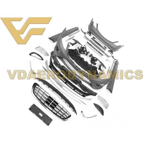 Suitable For Benz 13-16 Benz W222 S Class S300 S350 S400 S500 VAD S63 S65 Full Body Kit Front Rear Bumper Side Skirts