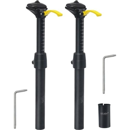 Mi Xim Aluminum MTB Seatpost 30.9mm 31.6mm Bike Telescopic Seat Rod Hydraulic Shock Absorber Seatpost Extended Seat Tube