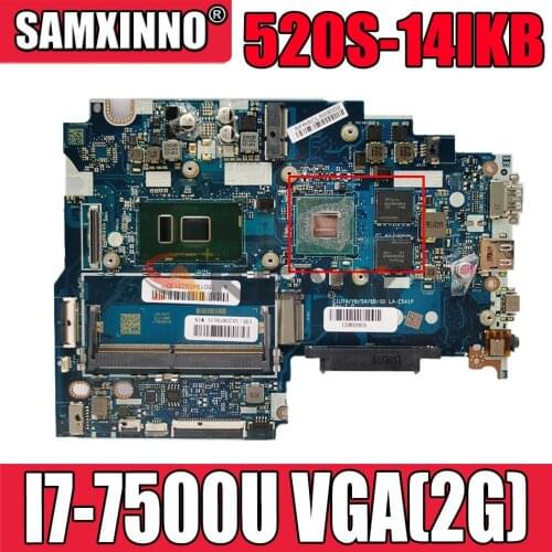 Applicable to 520S-14IKB computer motherboard I7-7500U VGA(2G) number LA-E541P FRU 5B20N78572 5B20N78631 5B20N78585 5B20N78606