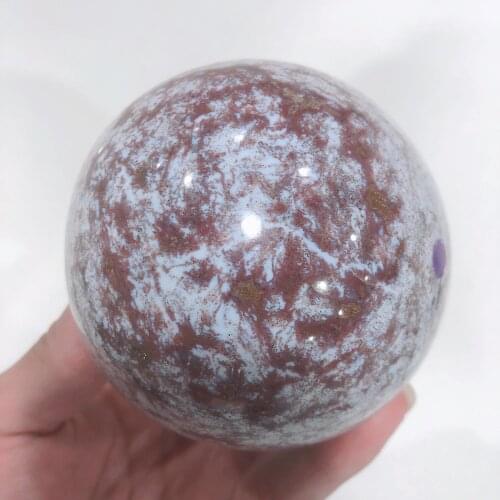 Natural Crystals Quartz Ocean Jasper Sphere Ball Energy Reiki Stones Room Home Office Aquarium Decoration Accessories Gemstone
