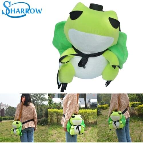 Archery Arrow Quiver Creative Cartoon frog Holder Belt Waist Hip Bag Portable Arrow Storage Bag Shooting Accessories