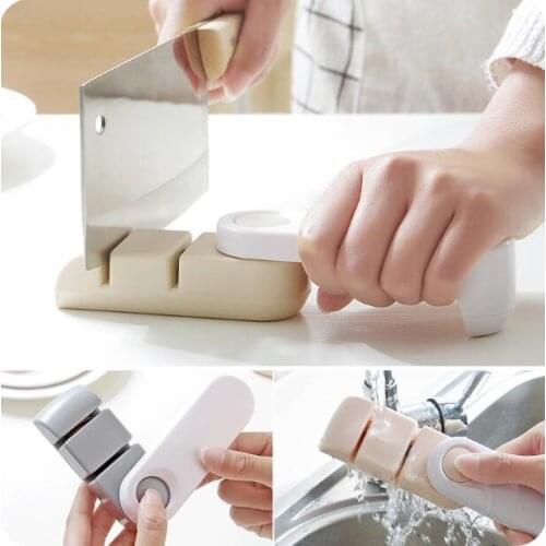 Fixed Angle Whetstone Kitchen Tools Quick Manual Sharpening Stone Household Knife Sharpener