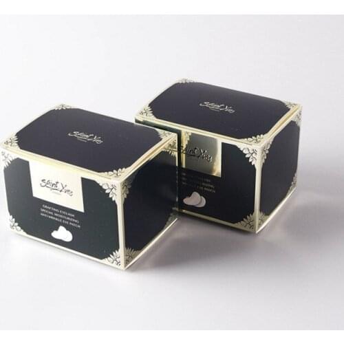 High quality cardboard rectangle black folding boxes packaging ---DH10337