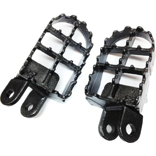 Aftermarket Motorcycle Parts GRAY Motocross MX Foot Pegs For kawasaki 1997-2007 KLX300R 1993-1995 KLX650 GRAY