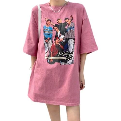 NYFS 2021 Korean Loose Big Size Cotton Print Tops Summer Kimono Casual Woman T Shirt Blusas Camisa Mujer