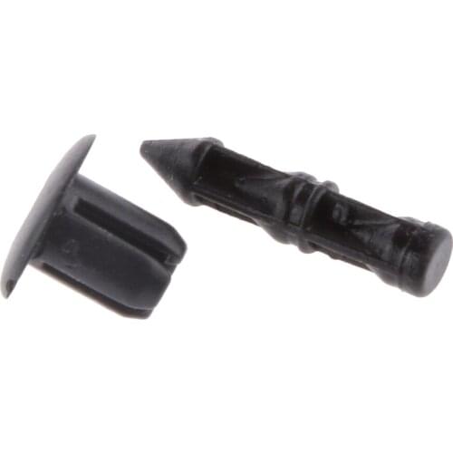 100pcs 6mm Fastener Rivet Clips Push In Type Rivets Fastener Pin Clips Automotive Expansion Screws Kit