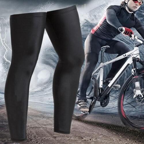 2pc Cycling Leg Warmer Basketball Leg Sleeve Compression Running Socks Calf Support Brace Protector Knee Pad Football Shin Guard