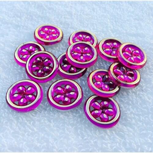 20pcs Round Flatback Rhinestone Acrylic DIY Jewelry Garment Crafts Decoration -Z243
