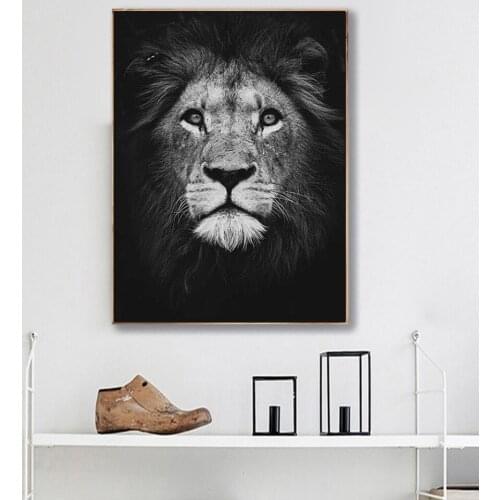 5d diy diamond painting lion cross stitch full square diamond embroidery animal black white diamond mosaic Picture Rhinestones