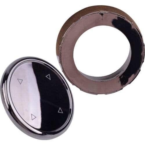 Car Ceramic Black Big Multi Media Knob Cover Trim iDrive Button Fit for BMW 1 3 5 F10 F20 F30 NBT Controller Only
