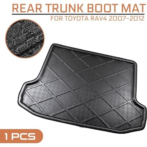 Car Carpet Rear Trunk Anti-mud Cover For Toyota RAV4 2007 2008 2009 2010 2011 2012 Floor Mat