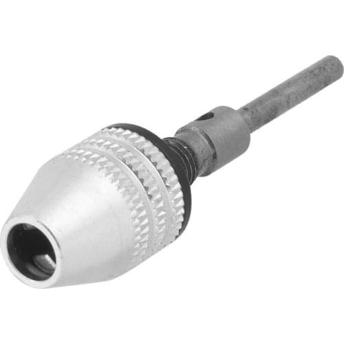 Keyless Drill Chuck 0.3-3.4mm 2.35mm Round Shank Quick Change Adapter For Mini Power Drill Electric Grinder