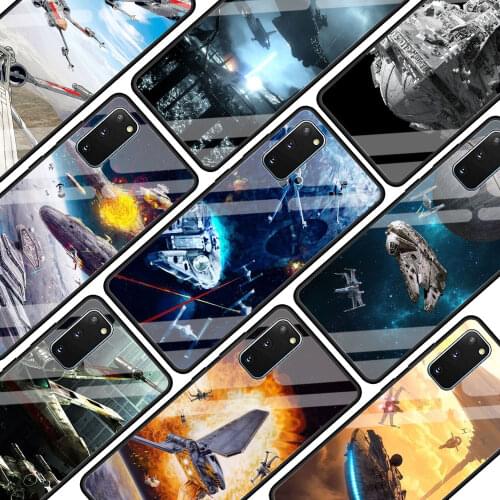 Hip Wars Star Glass Phone Case for Samsung Galaxy S21 S20 FE Note 10 Lite S10 S9 S8 Plus 20 Ultra 9 S10e Cover Coque