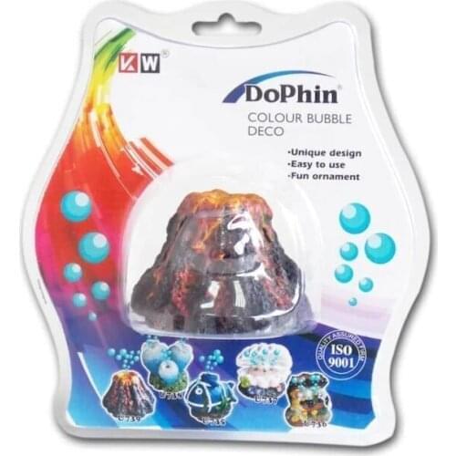 Dophin Aquarium Decor Air Bubble Volcano Tiny 107430639