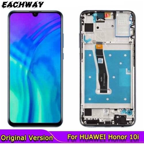 Original Display for Honor 20 Lite HRY-LX1T LCD with Frame Touch Screen Replacement for Huawei Honor20 Lite Global 6.21inch LCD