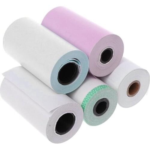 Photo Paper Mini Printable Sticker Roll Thermal Printers Clear Printing Smudge-Proof Portable