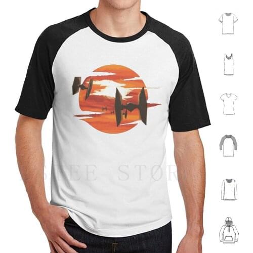 Ride Of The Tie Fighters T Shirt Diy Big Size 100% Cotton Apocalypse Now Sunset Tie Fighter
