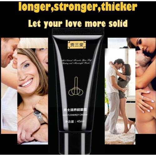 45ml Mens Energy Private Parts Massage Cream Ejaculation Size Growth Increase Increase Male Erection Cream Sex Dick Aid B2I2