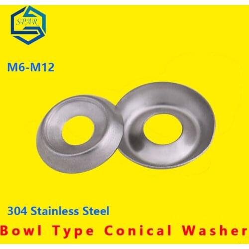 Bowl Type Conical Washer Countersunk Washers Concave-Convex Hollow Fisheye Gasket Countersunk 304 stainless steel