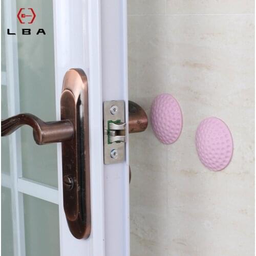 LBA 5 PCS Big Home Goods High Grade Door Handle Lock Pad Protective Door Collision Pad Thickening Muffler Rubber Fender Hardware
