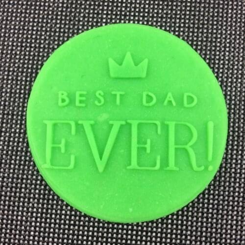 BEST DAD EVER! Acrylic Cookies Embossing Printing Stamps 3D Custom Seal Cake Icing Decoration All Kinds Of Cartoon Patterns