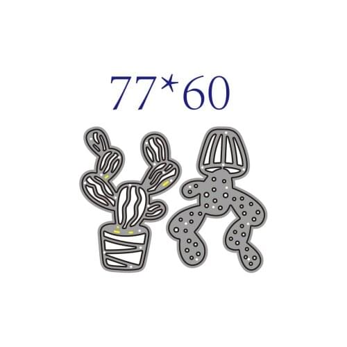 Metal cutting dies cut die mold cactus Scrapbook paper craft knife mould blade punch stencils dies