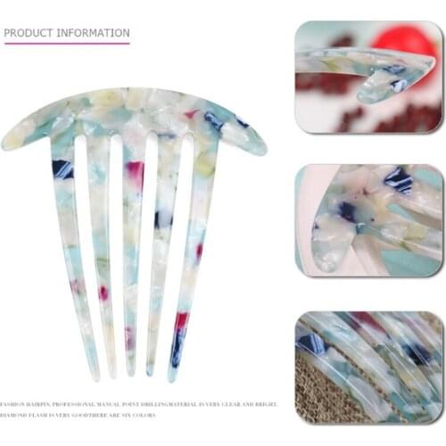 New Acetic Women Hair Twist Styling Clip Stick Bun Maker DIY Hair Braiding Tools Hair Accessories Braider Hairstyle 5 Teeth