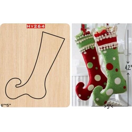 Christmas boots 2019 new wooden mould cutting dies for scrapbooking Thickness/15.8mm