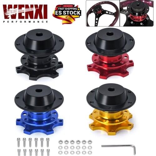 Universal Steering Wheel Quick Release Hub Boss Kit Wheel Hub Adapter For 6 hole Steering Wheel Hub WX3859
